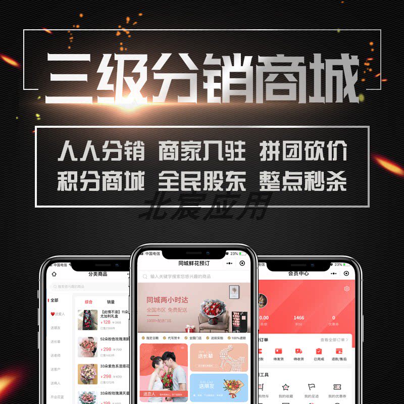 微商城小程序系统 砍价/团购/拼团/秒杀等多种营销功能一体化
