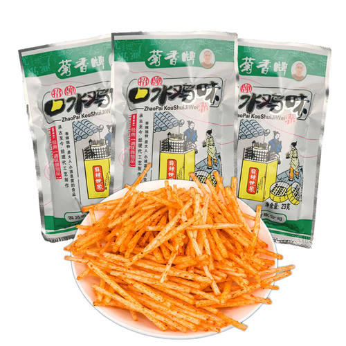 菊香牌口水鸡辣条童年零食素食