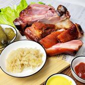 百倍德德国德式 猪肘约1kg 个猪蹄膀脆皮猪肘腌制烘焙家用商用西餐