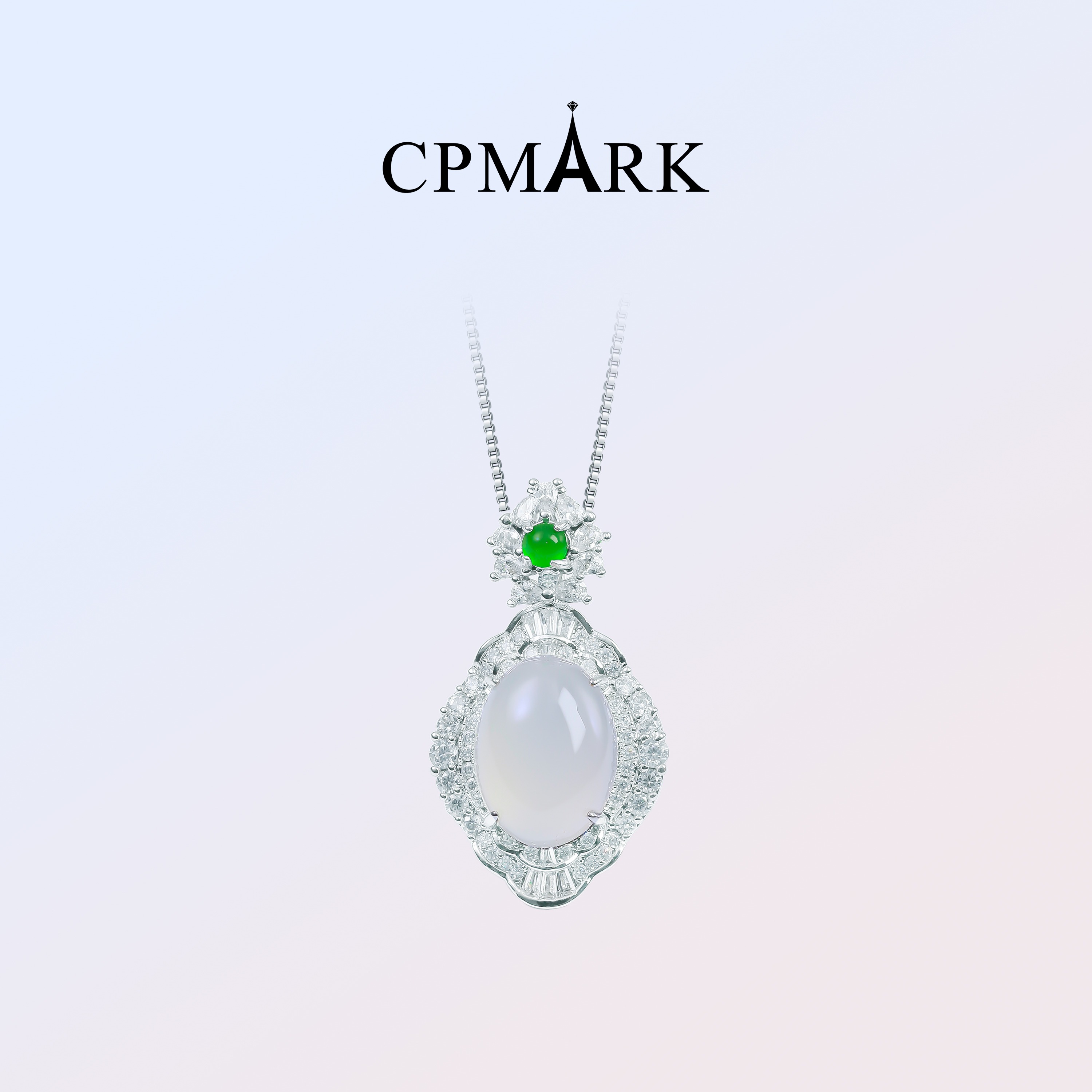 CPMARK925天然玉髓项链