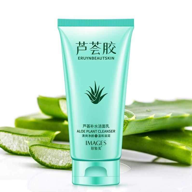 芦荟洗面奶女保湿补水美白淡斑 深层洁净清爽控油洗面奶 护肤品