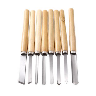 木工工具车木刀木工车刀套装锰钢半圆刀手持式木旋车刀加长车床刀