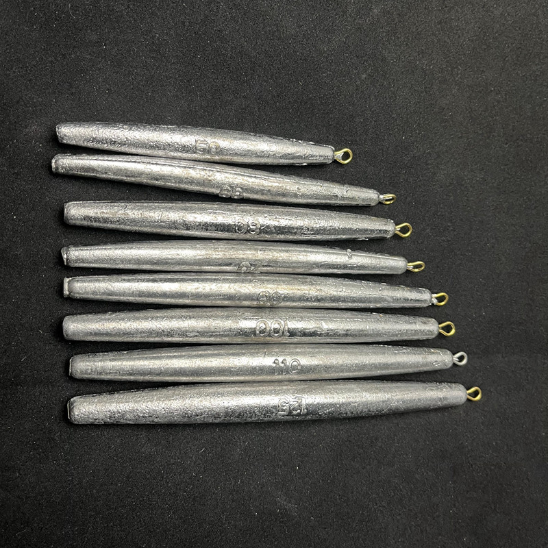 防挂底锚鱼铅坠圆柱型钓鱼坠铅砣划鱼挂鱼铅坠圆柱铅笔坠