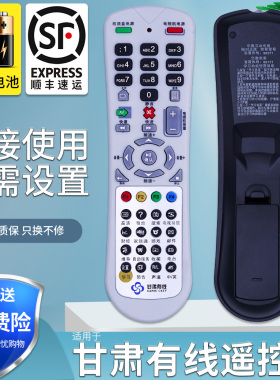 甘肃有线广电数字电视机机顶盒遥控器DVC-5028h天水九洲RMC-C245