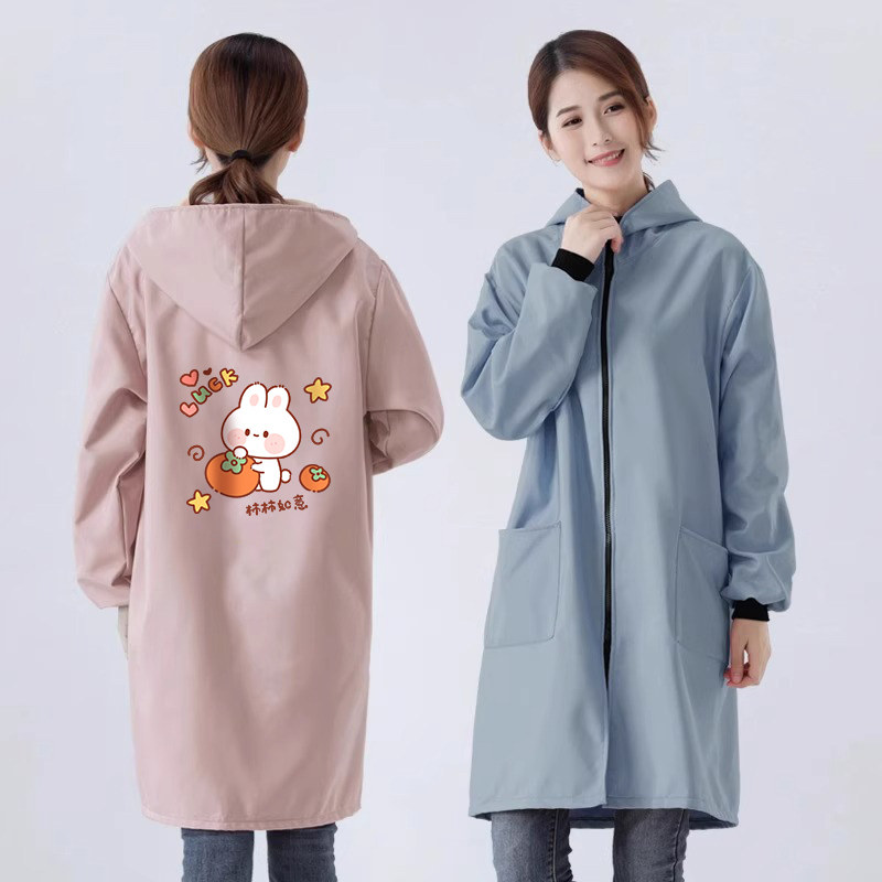 加绒加厚罩衣防水防油围裙女厨房家用上班外穿保暖工作服外套冬季,家庭/个人清洁工具,围裙,淘宝优惠券,粉丝福利购,淘宝优惠卷