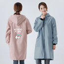 加绒罩衣女冬季 围裙家用厨房防水防油加厚秋冬工作服大人2025新款