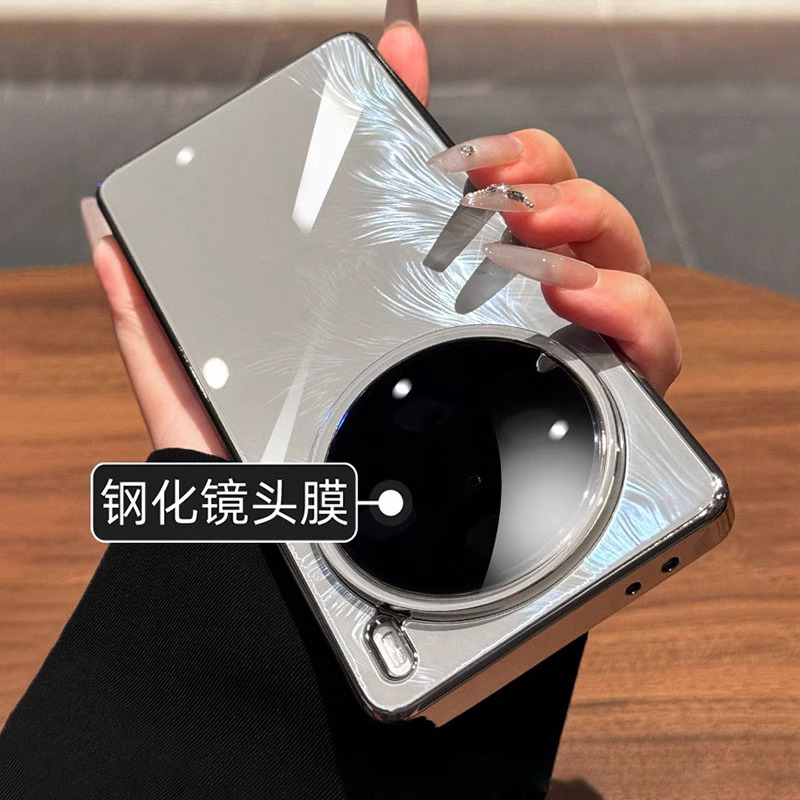 冰晶羽纱玻璃适用vivox200pro手机壳x200promini新款x100自带镜头膜全包防摔x90高级感x100ultra男女100s外套
