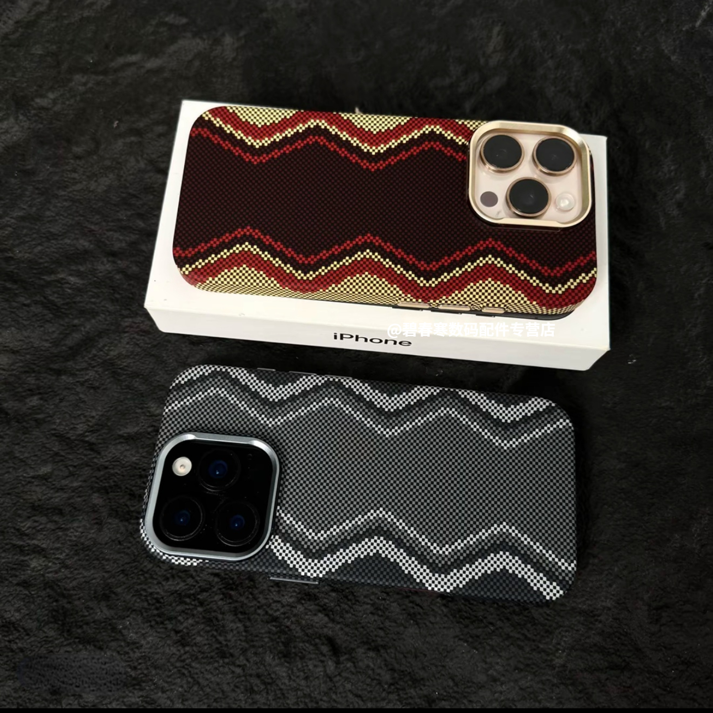 17pm赤蛇权杖碳纤维纹全包超薄壳