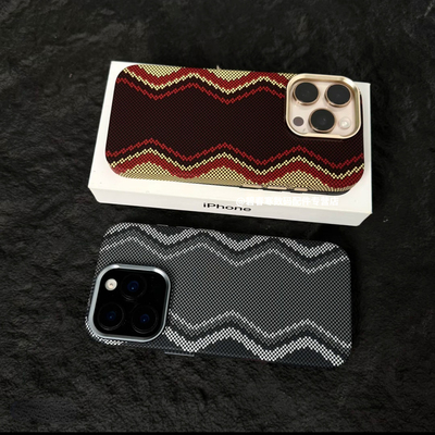 17pm赤蛇权杖碳纤维纹全包超薄壳