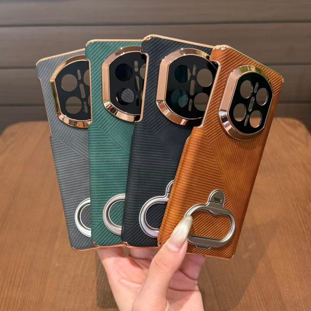 X7折叠屏双中轴素皮指环支架壳
