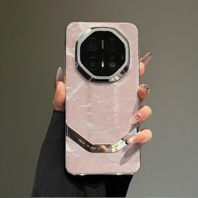 m70pro雪山丝绒面电镀拼接全包壳