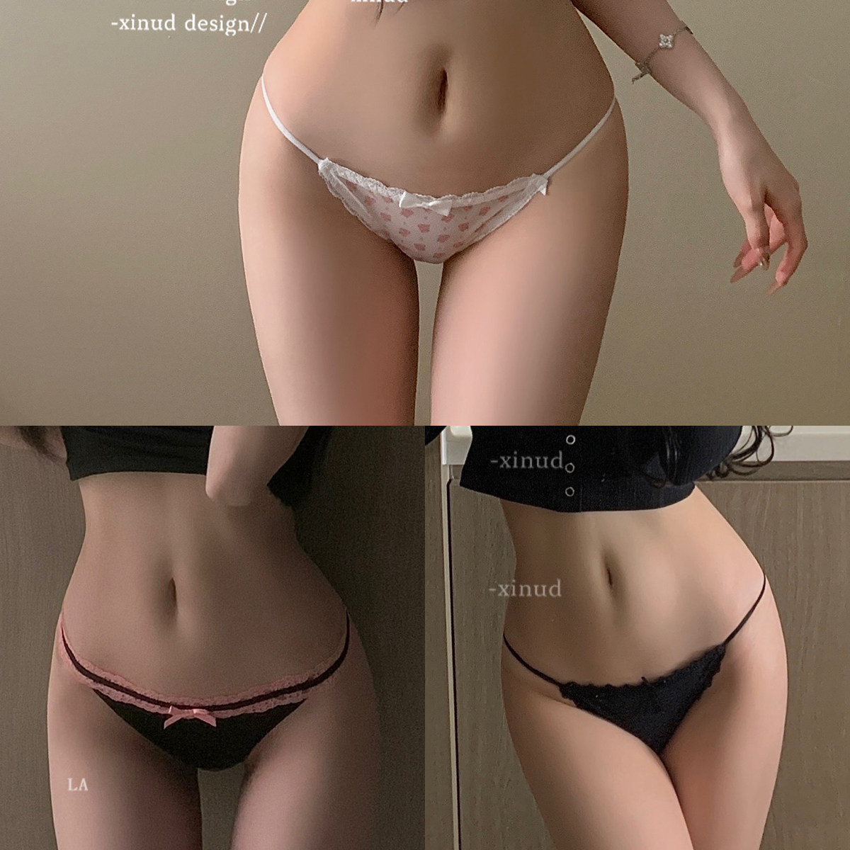 「LA」怦然心动约会套组*纯欲可爱性感原创带网纱性感水果内裤,女士内衣/男士内衣/家居服,女三角裤,淘宝优惠券,粉丝福利购,淘宝优惠卷