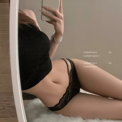LAGirls·Seles 暗码｜边界系列*品牌字母细带蕾丝舒适穿搭内裤女
