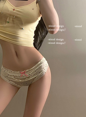 「LA」NaNa·古早辣妹｜复古浪潮支线*蛋糕花边豹纹碎花女士内裤