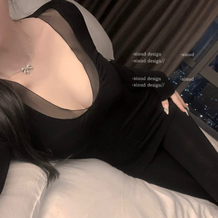 打底舒適保暖女套裝 性感網紗美體37親膚美體蕾絲修身 「LA」淑惑