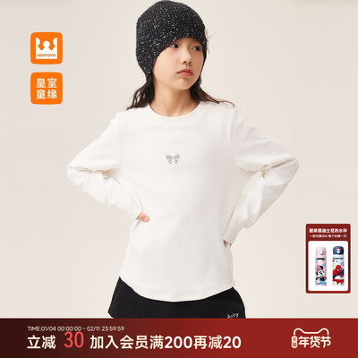 女童长袖T恤春秋新款打底衫