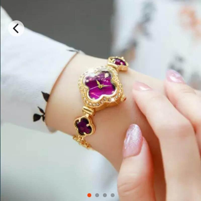 韩妮欧精品手表专卖店四叶草女士腕表高档法式手链高颜值时尚女表