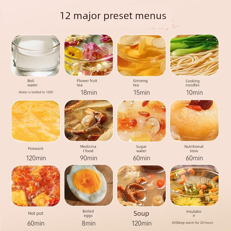 CUKO电热水壶小分子养生壶家用办公室大容量无垢发热盘花茶煮茶器