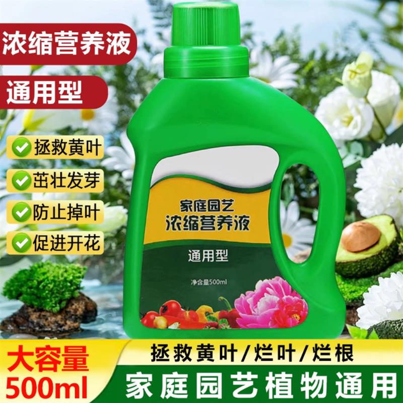 室内盆栽植物营养液通用型水培富贵竹绿萝花卉专用浓缩液体花肥料