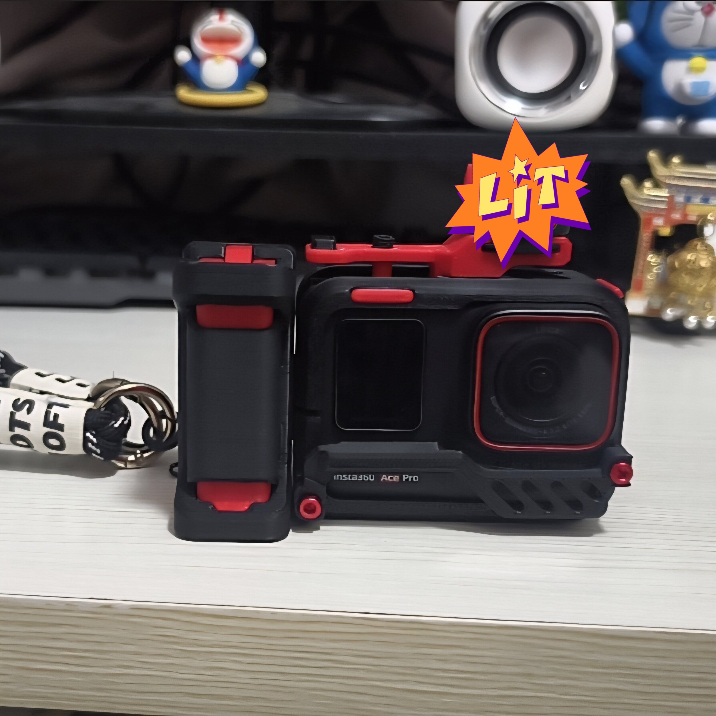 影石 360 Acepro/pro2街拍套装自带兔笼/热靴装饰/兔笼手柄保护套