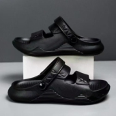 男士 凉鞋 夏天 外穿2024新款 防滑两用涉水开车休闲沙滩拖鞋 男款 夏季