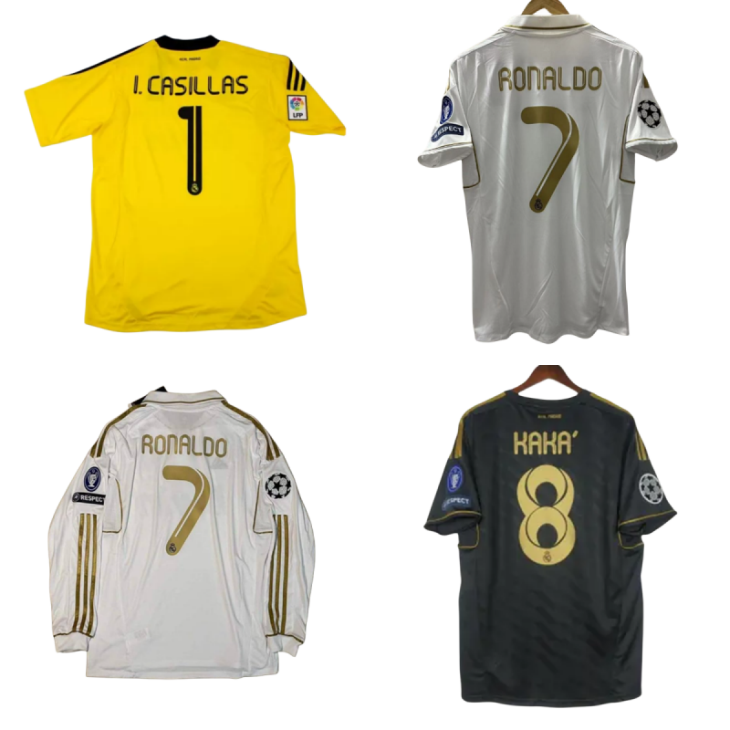 11 12 Real Madrid retro  Ronaldo soccer jersey