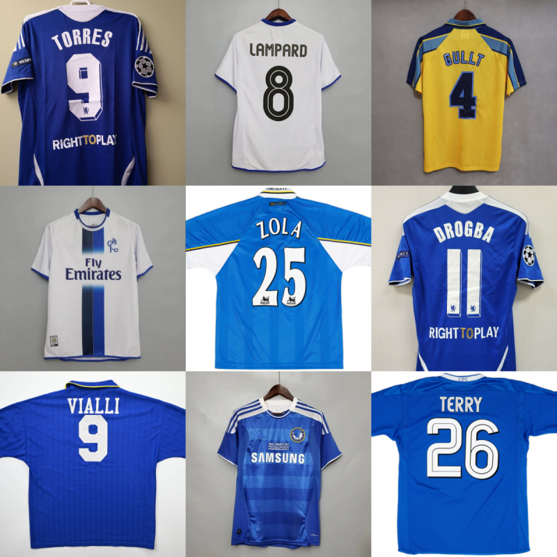chelsea retro jersey11-12 football shirt TORRES LAMPARD