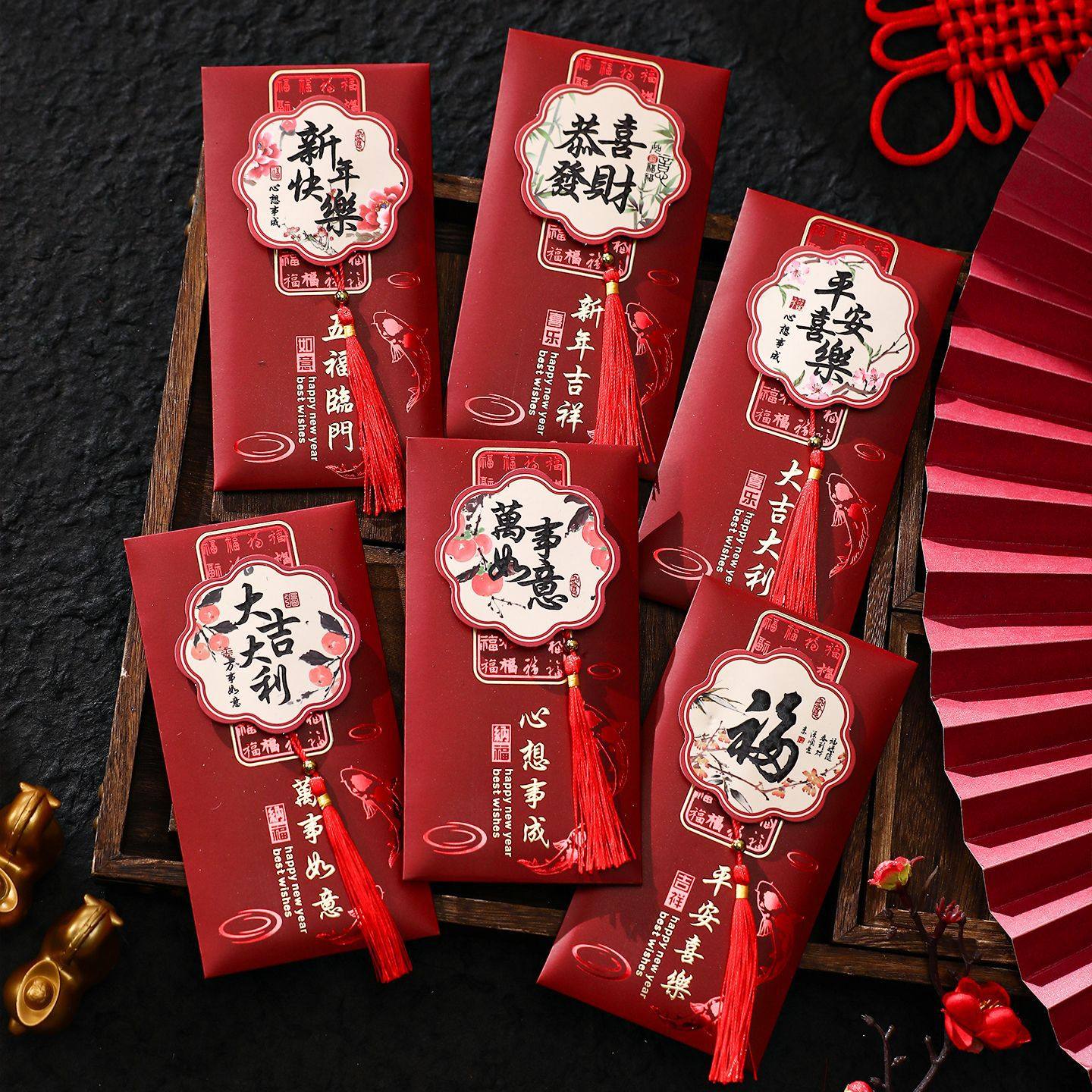 马年烫金流苏红包2026新款过年创意高级压岁钱利是封包袋新年通用,节庆用品/礼品,红包/利是封,淘宝优惠券,粉丝福利购,淘宝优惠卷