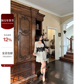 大小姐微胖大码 夜纱密影 纯欲风蕾丝拼接连衣裙气质名媛礼服裙