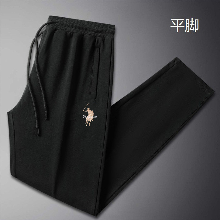 梅森斯保罗休闲卫裤裤男春夏款运动宽松小脚直筒百搭灰色黑色长裤