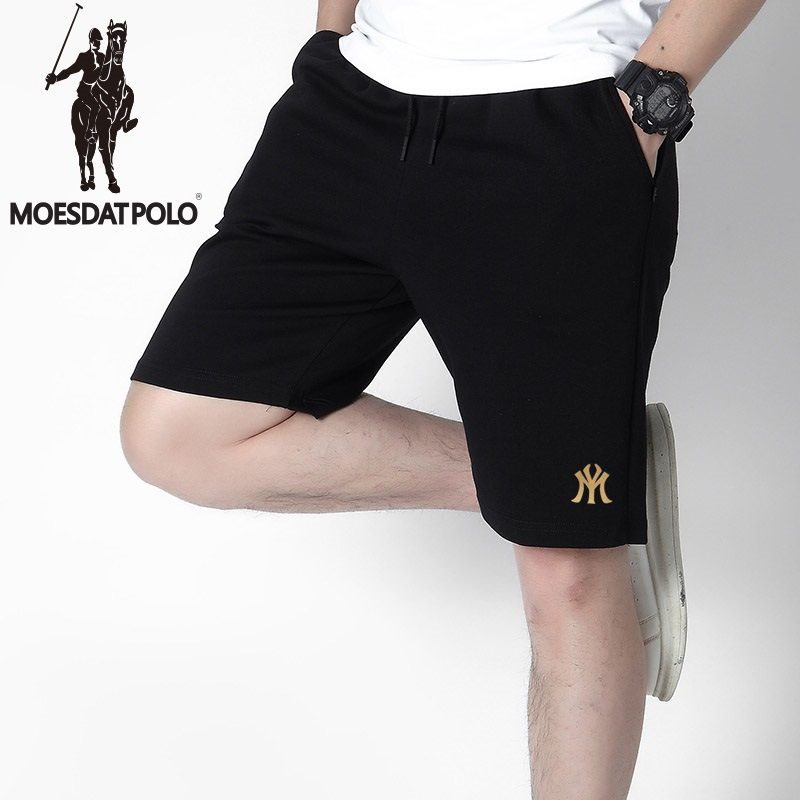 拉尔伦保罗运动休闲短裤男装正品夏季纯棉宽松抽绳直筒透气五分裤,男装,短裤,淘宝优惠券,粉丝福利购,淘宝优惠卷