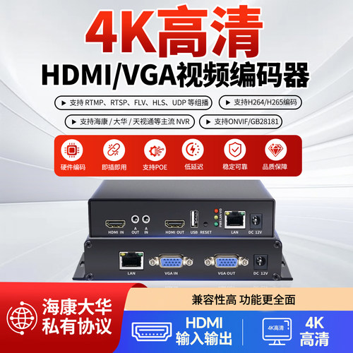ONVIF编码器RTSPHDMI录屏器