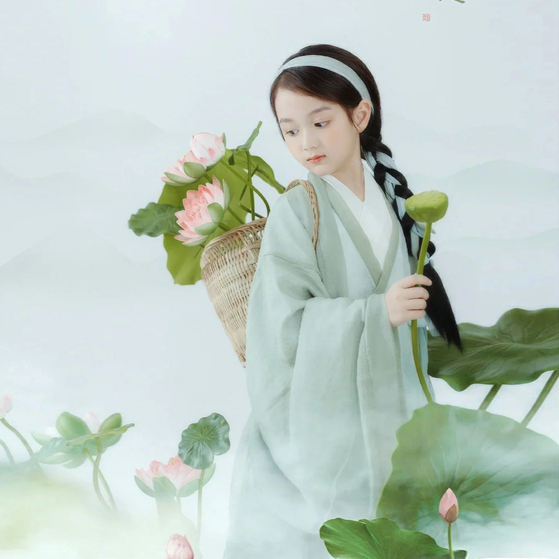 女童汉服夏季魏晋古装侠气