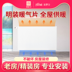 Система горячей воды 德国明装水暖气片天然气锅炉墙暖壁挂式散热器家用采暖系统设备