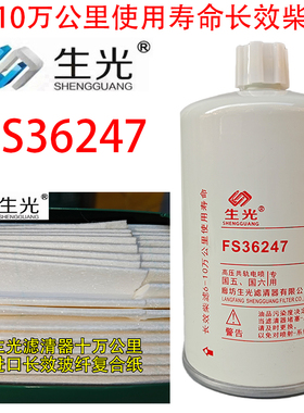 FS36247柴油滤芯十万公里FS20123 5405295长效5301449柴滤正品