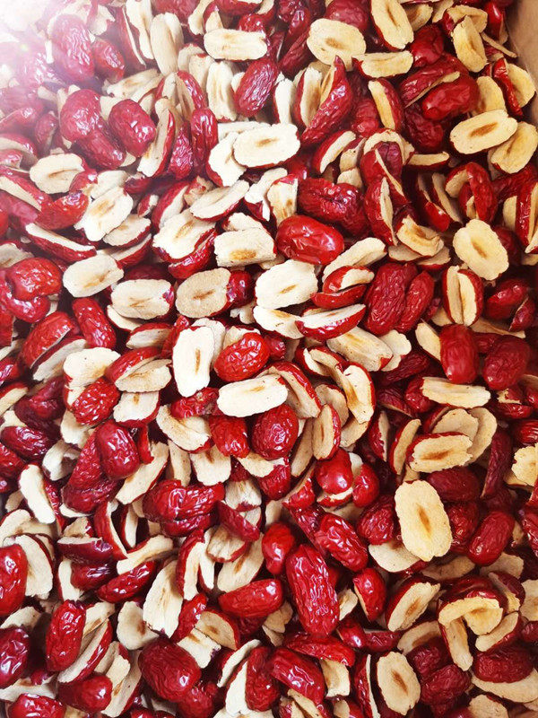 枣缘梦新疆若羌灰枣大枣去核切片无核红枣干枣片阿胶糕材料优选