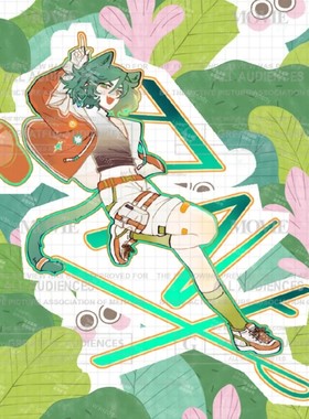 【贝谷社】MBTI-ENFP竞选者猫爬架12cm镭射立牌16p同人周边