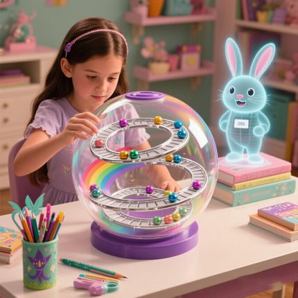 3d立体迷宫球走珠滚珠太空星球金星小女孩儿童专注力训练益智玩具