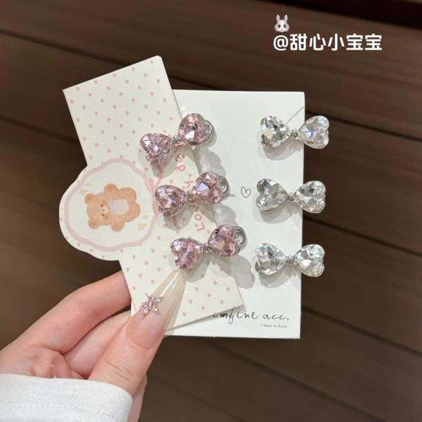 刘海前额侧边夹漂亮小发卡女高级感碎发头发夹子精致2026新款头饰图片
