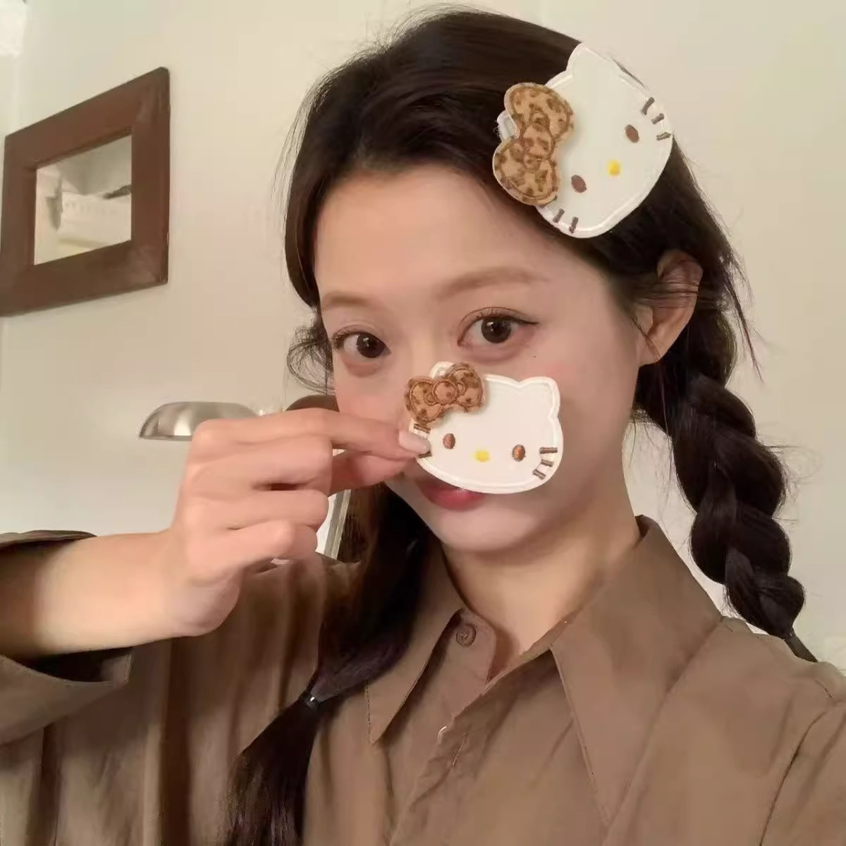 超可爱的豹纹！可爱猫咪魔术发卡蝴蝶结无痕发贴刘海整理碎发神器,饰品/流行首饰/时尚饰品新,发饰,淘宝优惠券,粉丝福利购,淘宝优惠卷