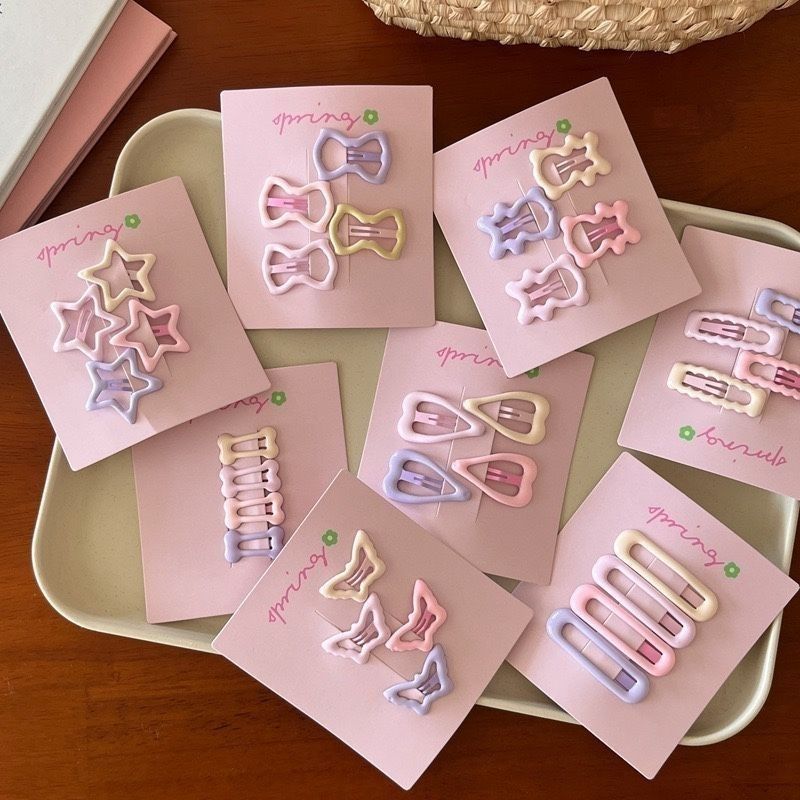 儿童发夹可爱刘海夹前额边夹女侧边碎发小卡子发饰bb夹五星骨头新