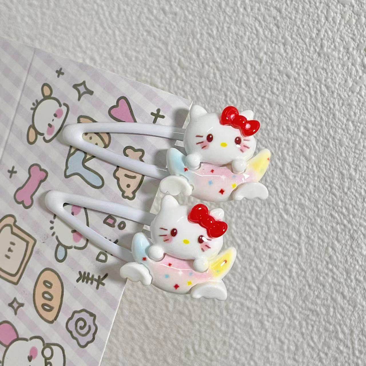 美梦Kitty发夹y2k日系粉色翅膀复古bb夹甜酷发卡刘海夹对夹发饰,饰品/流行首饰/时尚饰品新,发饰,淘宝优惠券,粉丝福利购,淘宝优惠卷