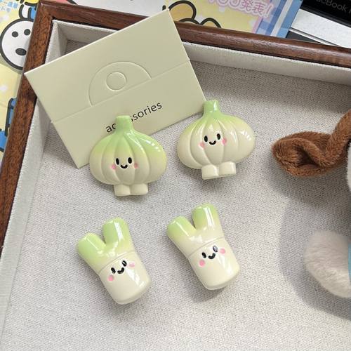 创意搞怪葱蒜发夹ins少女心可爱刘海夹卡通头饰日韩百搭发卡女