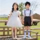 六一儿童演出服小学生合唱表演服装 幼儿园毕业照女童舞蹈服蓬蓬裙