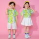 六一儿童表演服装 小学生毕业照班服 幼儿园啦啦队演出服可爱花衬衫