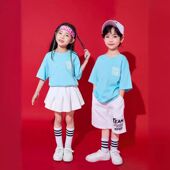 六一儿童啦啦队演出服幼儿园团体舞蹈表演服装 中小学生运动会班服