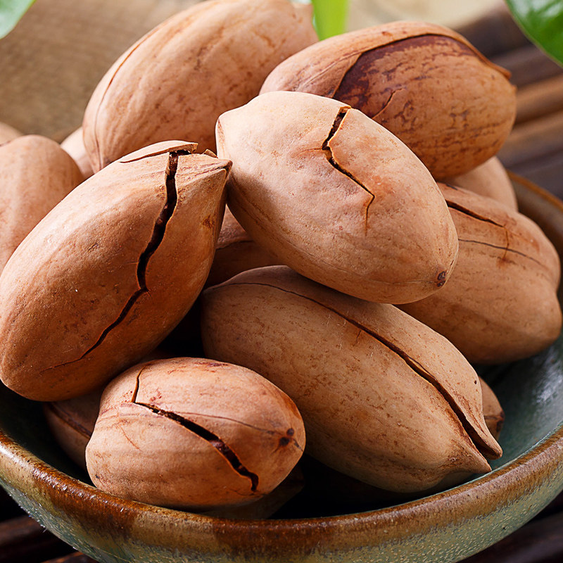 采坚果的松鼠碧根果长寿果奶油味袋装无添加厂家直销休闲小零食