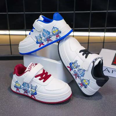 春秋季男童赛罗奥特曼卡通板鞋