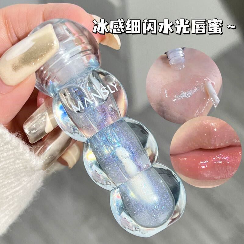 高颜值玻璃镜面口红 冰糖葫芦唇蜜水光润唇 学生党素颜淡化唇纹
