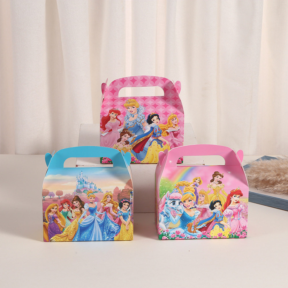 卡通公主系列手提礼品袋白雪公主长发公主派对糖果袋礼物袋回礼袋